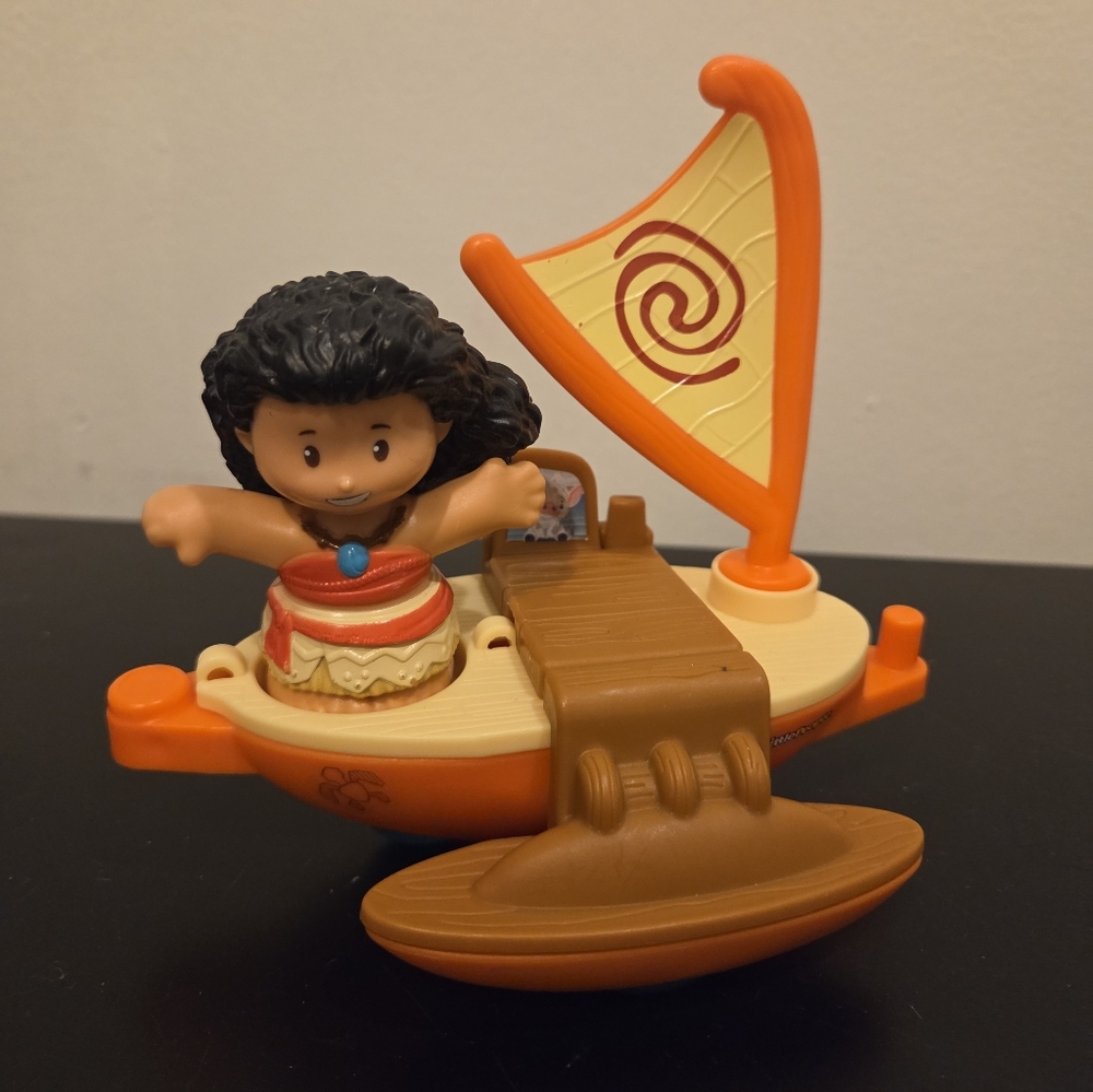 Disney Princess Parade Floats Little People Moana Belle Ariel Anna Elsa Olaf - Picture 3 of 8